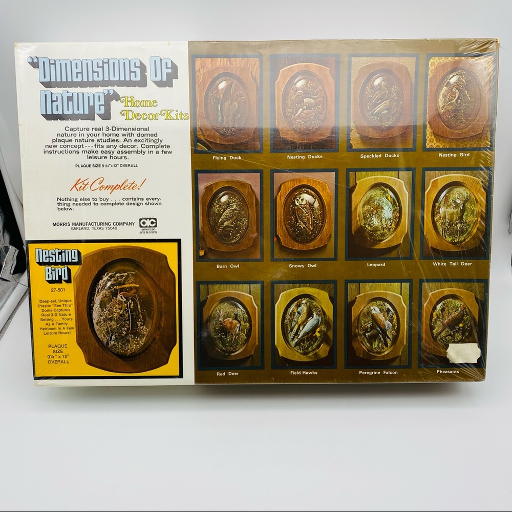 Vintage Dimensions of Nature Home Decor Kit: Nesting Bird 27-501